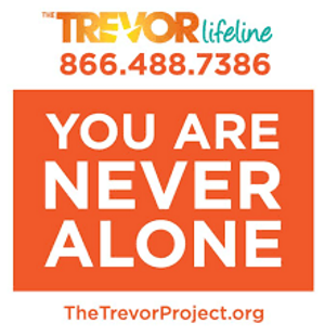 Trevor Lifeline from Trevor Project — 1-86-488-7386
