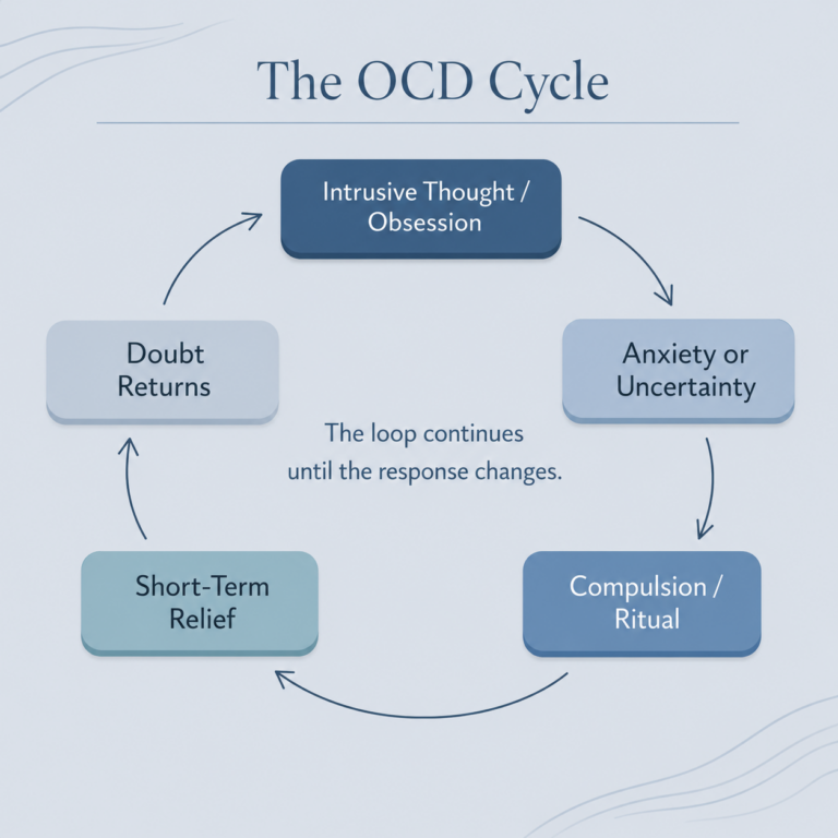 ERP Treatment Therapy | Theresa Schaffer | The OCD Cycle | I-CBT